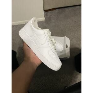 Size 9-Nike Air Force 1 '07 Retro Low Triple White CW2288-111 Men's